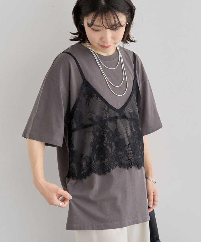 【グリーンパークス/Green Parks】のレースビスチェドッキングチュニック インテリア・キッズ・メンズ・レディースファッション・服の通販 founy(ファニー) https://founy.com/ ファッション Fashion レディースファッション WOMEN ワンピース Dress チュニック Tunic NEW・新作・新着・新入荷 New Arrivals おすすめ Recommend チュニック Tunic ドッキング Docking ビスチェ Bustier ポケット Pocket レース Race 夏 Summer 春 Spring S/S・春夏 Ss・Spring/Summer |ID: prp329100004514337 ipo3291000000031894397