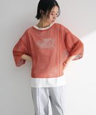 【グリーンパークス/Green Parks】の七分袖コットンメッシュラグラントップス 人気、トレンドファッション・服の通販 founy(ファニー) ファッション Fashion レディースファッション WOMEN トップス・カットソー Tops/Tshirt シャツ/ブラウス Shirts/Blouses ロング / Tシャツ T-Shirts カットソー Cut and Sewn おすすめ Recommend インナー Inner カットソー Cut And Sew トレンド Trend ポケット Pocket メッシュ Mesh リゾート Resort 夏 Summer 春 Spring S/S・春夏 Ss・Spring/Summer thumbnail Orange|ID: prp329100004514341 ipo3291000000031894431