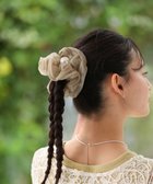 【グリーンパークス/Green Parks】の・HALF TIME 大粒パール付きヘアシュシュ Green|ID: prp329100004514351 ipo3291000000031894464