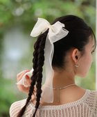 【グリーンパークス/Green Parks】の・HALF TIME ビッグリボンバレッタ Beige|ID: prp329100004514354 ipo3291000000031894478