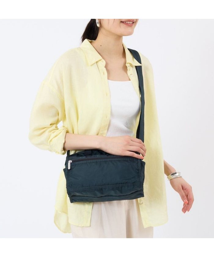 【レスポートサック/LeSportsac】のMINI DUFFEL CROSSBODY/ミッドナイトグリーン インテリア・キッズ・メンズ・レディースファッション・服の通販 founy(ファニー) https://founy.com/ ファッション Fashion レディースファッション Fashion for Women アウトドア Outdoor Clothing 軽量 Lightweight, Ultra Light シンプル Simple, Minimal 財布 Wallet, Purse プリント Print, Printed Pattern ボストン Boston ボストンバッグ Boston Bag, Retro Bag ポケット Pocket, Pocket Detail ポシェット Pochette, Mini Bag 無地 Plain, Solid Color ラップ Wrap, Wrap Design おすすめ Recommended / Our Picks 旅行 Travel |ID: prp329100004514371 ipo3291000000032739982