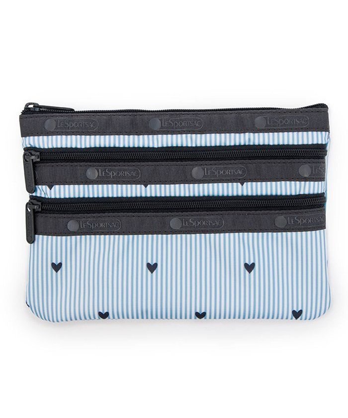 【レスポートサック/LeSportsac】の3ZIP COSMETIC/フレッシュブラックハーツ インテリア・キッズ・メンズ・レディースファッション・服の通販 founy(ファニー) https://founy.com/ ファッション Fashion レディースファッション WOMEN 財布 Wallets ポーチ Pouches ストライプ Stripe スリム Slim フラット Flat プリント Print ポケット Pocket ポーチ Pouch 旅行 Travel 財布 Wallet |ID: prp329100004514431 ipo3291000000031894890