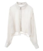 【アースミュージックアンドエコロジー/earth music&ecology】のマジョリカプリーツショートシャツ 人気、トレンドファッション・服の通販 founy(ファニー) ファッション Fashion レディースファッション Fashion for Women トップス・カットソー Cut & Sew Tops シャツ・ブラウス・オフィスカジュアル Elegant Blouses & Button-Ups おすすめ Recommended / Our Picks クロップド Cropped, Short Length プリーツ Pleats, Pleated ベーシック Basic, Essential ポケット Pocket, Pocket Detail 夏 Summer 春 Spring S/S・春夏 SS, Spring/Summer, Warm Season thumbnail Gray Beige|ID: prp329100004514448 ipo3291000000033036928