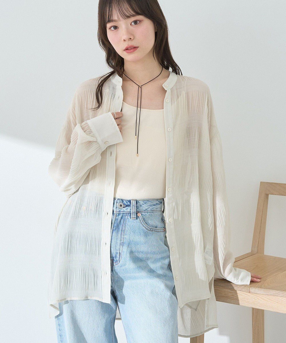【アースミュージックアンドエコロジー/earth music&ecology】のマジョリカプリーツレギュラーシャツ 人気、トレンドファッション・服の通販 founy(ファニー) 　ファッション　Fashion　レディースファッション　WOMEN　トップス・カットソー　Tops/Tshirt　シャツ/ブラウス　Shirts/Blouses　NEW・新作・新着・新入荷　New Arrivals　おすすめ　Recommend　インナー　Inner　プリーツ　Pleats　ポケット　Pocket　夏　Summer　春　Spring　S/S・春夏　Ss・Spring/Summer　 other-1|ID: prp329100004514452 ipo3291000000031894986