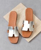 【インター ショシュール/INTER-CHAUSSURES】の【Oh my Sandals】スクエアトウフラットミュールサンダル シルバー|ID: prp329100004514471 ipo3291000000032675619