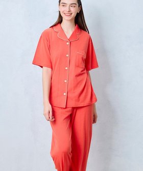 【ウンナナクール/une nana cool】 【綿100%】強撚天竺半袖パジャマ MADE WITH LIBERTY FABRIC人気、トレンドファッション・服の通販 founy(ファニー) ファッション Fashion レディースファッション WOMEN トップス・カットソー Tops/Tshirt コンパクト Compact なめらか Smooth パイピング Piping パジャマ Pajamas プリント Print 半袖 Short Sleeve リラックス Relax NEW・新作・新着・新入荷 New Arrivals おすすめ Recommend 旅行 Travel |ID:prp329100004514491