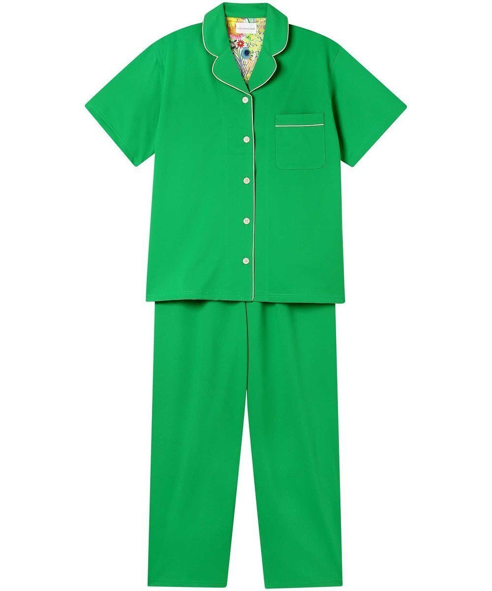 【ウンナナクール/une nana cool】の【綿混】両染ジャージ半袖パジャマ MADE WITH LIBERTY FABRIC インテリア・キッズ・メンズ・レディースファッション・服の通販 founy(ファニー) 　ファッション　Fashion　レディースファッション　WOMEN　トップス・カットソー　Tops/Tshirt　春　Spring　ジャージ　Jersey　パイピング　Piping　パジャマ　Pajamas　プリント　Print　半袖　Short Sleeve　リラックス　Relax　S/S・春夏　Ss・Spring/Summer　NEW・新作・新着・新入荷　New Arrivals　おすすめ　Recommend　夏　Summer　GR|ID: prp329100004514493 ipo3291000000031895193
