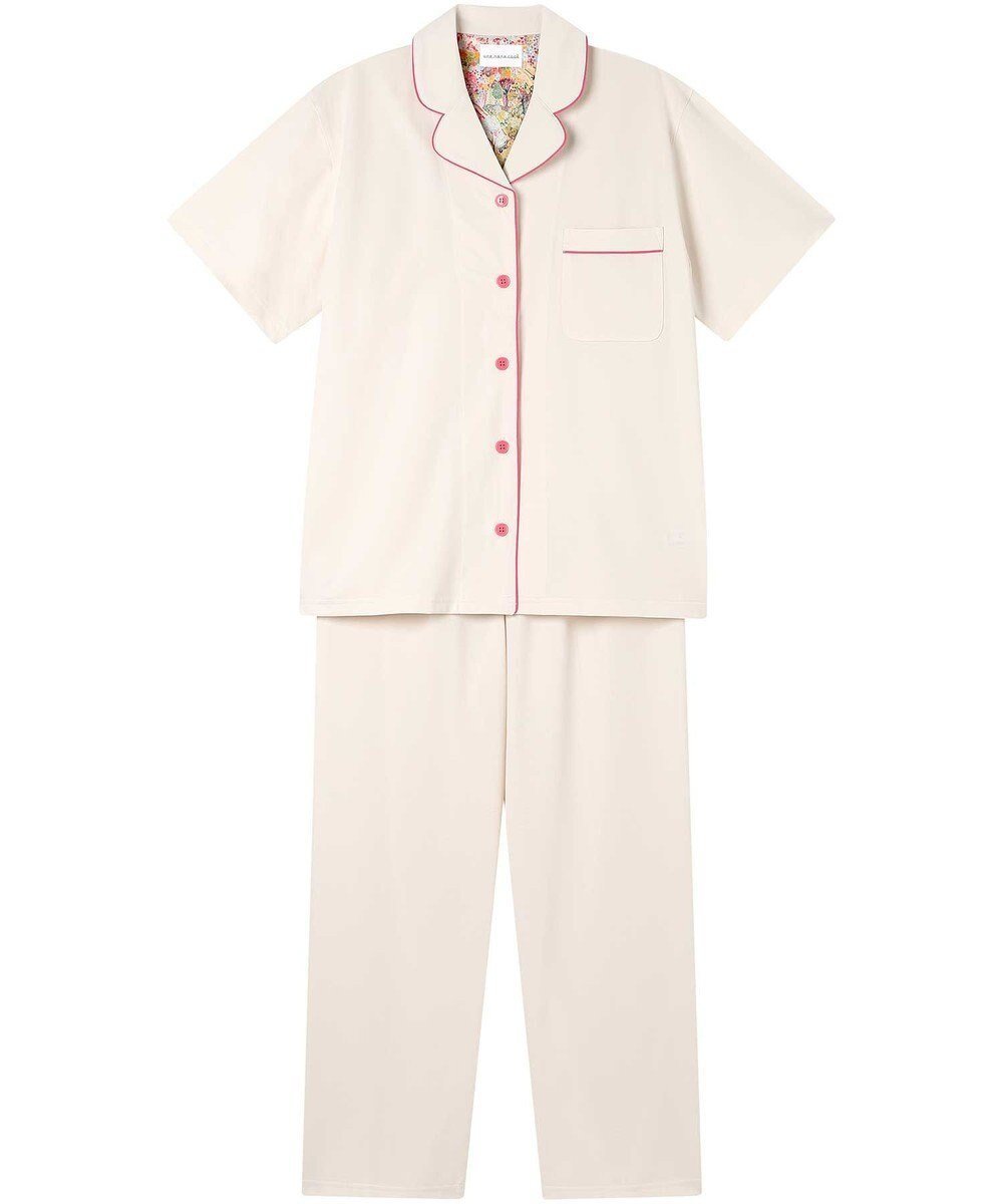 【ウンナナクール/une nana cool】の【綿混】両染ジャージ半袖パジャマ MADE WITH LIBERTY FABRIC インテリア・キッズ・メンズ・レディースファッション・服の通販 founy(ファニー) 　ファッション　Fashion　レディースファッション　WOMEN　トップス・カットソー　Tops/Tshirt　春　Spring　ジャージ　Jersey　パイピング　Piping　パジャマ　Pajamas　プリント　Print　半袖　Short Sleeve　リラックス　Relax　S/S・春夏　Ss・Spring/Summer　NEW・新作・新着・新入荷　New Arrivals　おすすめ　Recommend　夏　Summer　IV|ID: prp329100004514493 ipo3291000000031895196