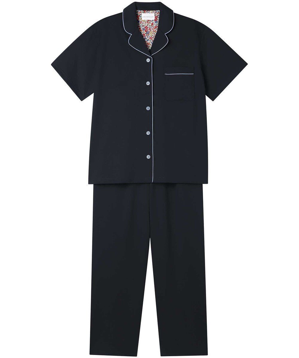 【ウンナナクール/une nana cool】の【綿混】両染ジャージ半袖パジャマ MADE WITH LIBERTY FABRIC インテリア・キッズ・メンズ・レディースファッション・服の通販 founy(ファニー) 　ファッション　Fashion　レディースファッション　WOMEN　トップス・カットソー　Tops/Tshirt　春　Spring　ジャージ　Jersey　パイピング　Piping　パジャマ　Pajamas　プリント　Print　半袖　Short Sleeve　リラックス　Relax　S/S・春夏　Ss・Spring/Summer　NEW・新作・新着・新入荷　New Arrivals　おすすめ　Recommend　夏　Summer　OB|ID: prp329100004514493 ipo3291000000031895202