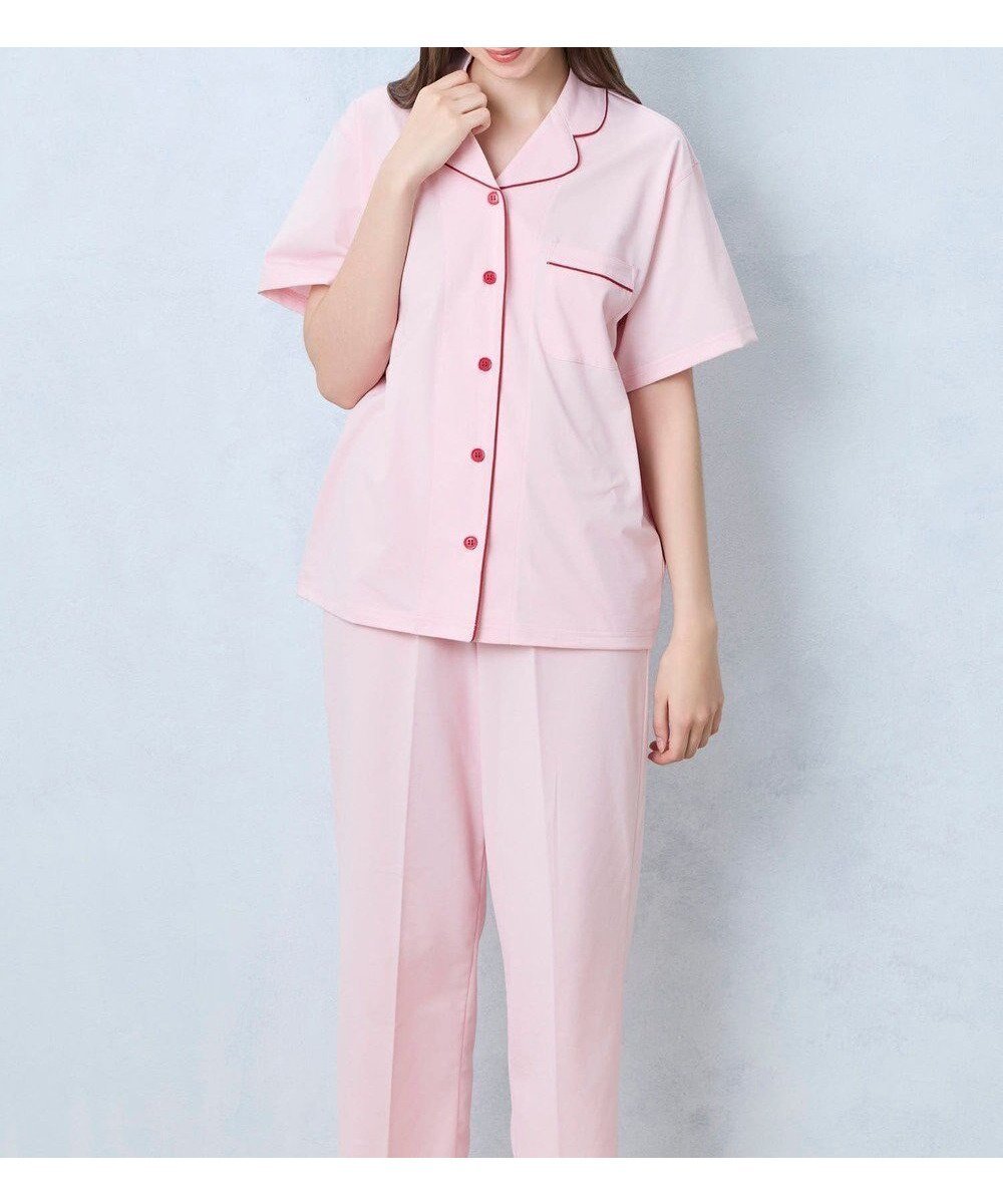 【ウンナナクール/une nana cool】の【綿混】両染ジャージ半袖パジャマ MADE WITH LIBERTY FABRIC インテリア・キッズ・メンズ・レディースファッション・服の通販 founy(ファニー) 　ファッション　Fashion　レディースファッション　WOMEN　トップス・カットソー　Tops/Tshirt　春　Spring　ジャージ　Jersey　パイピング　Piping　パジャマ　Pajamas　プリント　Print　半袖　Short Sleeve　リラックス　Relax　S/S・春夏　Ss・Spring/Summer　NEW・新作・新着・新入荷　New Arrivals　おすすめ　Recommend　夏　Summer　PO|ID: prp329100004514493 ipo3291000000031895203