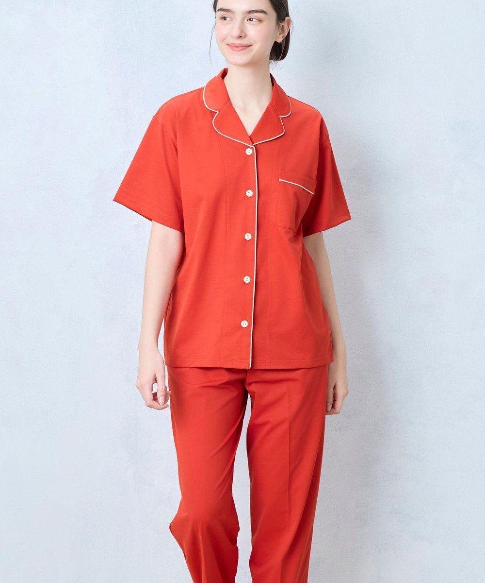 【ウンナナクール/une nana cool】の【綿混】両染ジャージ半袖パジャマ MADE WITH LIBERTY FABRIC インテリア・キッズ・メンズ・レディースファッション・服の通販 founy(ファニー) 　ファッション　Fashion　レディースファッション　WOMEN　トップス・カットソー　Tops/Tshirt　春　Spring　ジャージ　Jersey　パイピング　Piping　パジャマ　Pajamas　プリント　Print　半袖　Short Sleeve　リラックス　Relax　S/S・春夏　Ss・Spring/Summer　NEW・新作・新着・新入荷　New Arrivals　おすすめ　Recommend　夏　Summer　RE|ID: prp329100004514493 ipo3291000000031895204