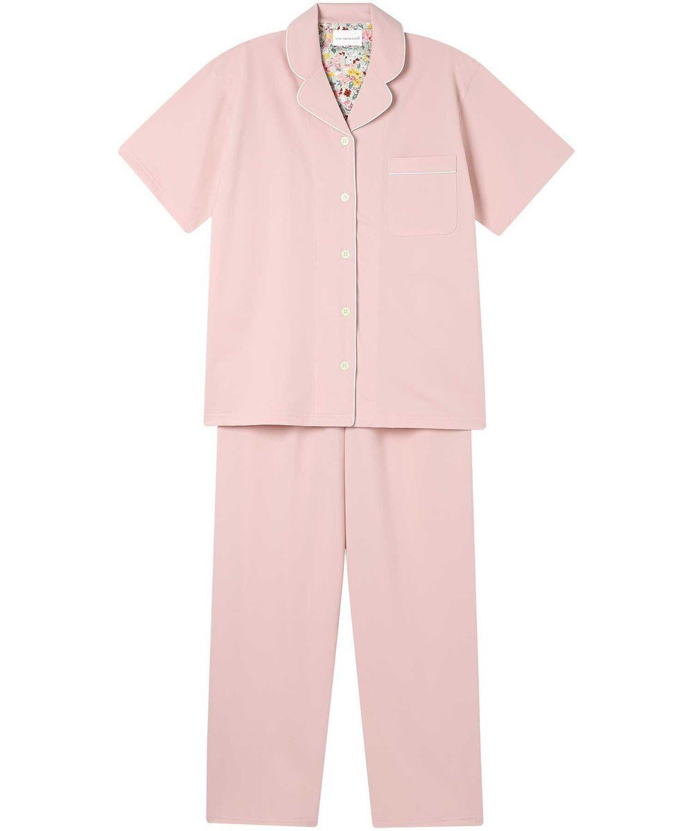 【ウンナナクール/une nana cool】の【綿混】両染ジャージ半袖パジャマ MADE WITH LIBERTY FABRIC インテリア・キッズ・メンズ・レディースファッション・服の通販 founy(ファニー) 　ファッション　Fashion　レディースファッション　WOMEN　トップス・カットソー　Tops/Tshirt　春　Spring　ジャージ　Jersey　パイピング　Piping　パジャマ　Pajamas　プリント　Print　半袖　Short Sleeve　リラックス　Relax　S/S・春夏　Ss・Spring/Summer　NEW・新作・新着・新入荷　New Arrivals　おすすめ　Recommend　夏　Summer　SP|ID: prp329100004514493 ipo3291000000031895205