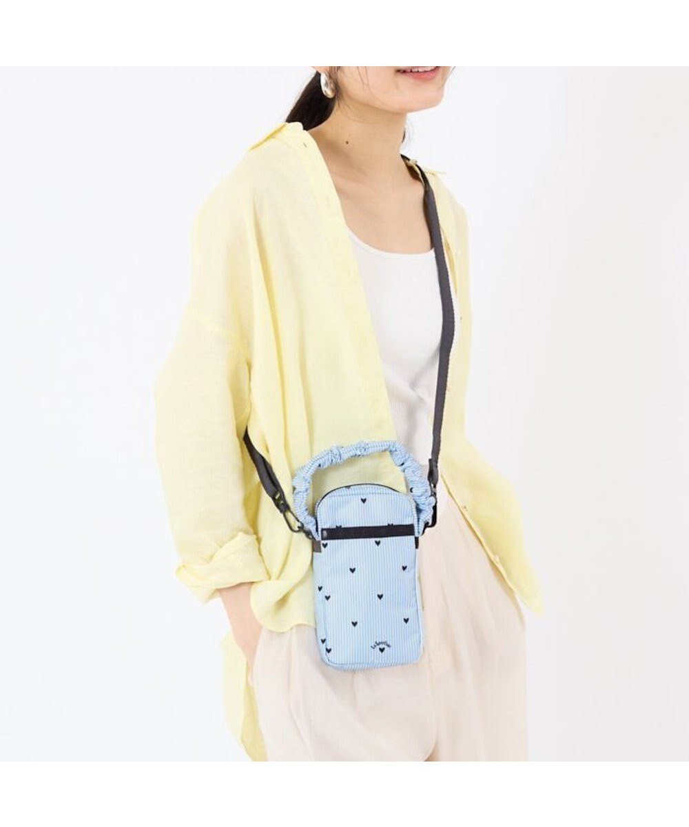 【レスポートサック/LeSportsac】のGH MINI PHONE XBODY/フレッシュブラックハーツ インテリア・キッズ・メンズ・レディースファッション・服の通販 founy(ファニー) 　ファッション　Fashion　レディースファッション　WOMEN　ギャザー　Gather　ストライプ　Stripe　プリント　Print　ポケット　Pocket　ポーチ　Pouch　フレッシュブラックハーツ|ID: prp329100004514525 ipo3291000000031895328