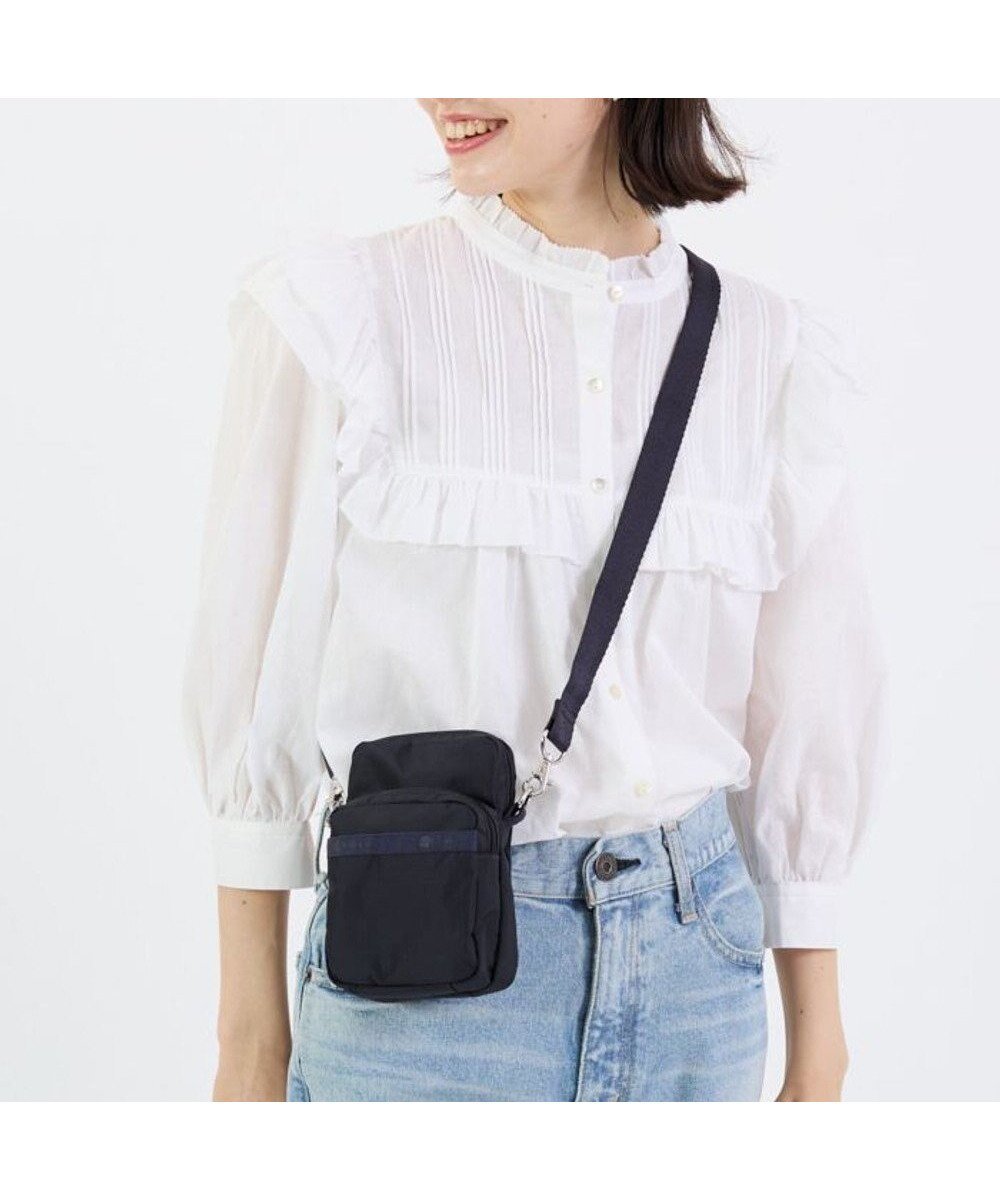 【レスポートサック/LeSportsac】のMINI PHONE BAG/ディープシーブルー 人気、トレンドファッション・服の通販 founy(ファニー) 　ファッション　Fashion　レディースファッション　WOMEN　コンパクト　Compact　軽量　Lightweight　ショルダー　Shoulder　シンプル　Simple　スマホ　Smartphone　財布　Wallet　トラベル　Travel　ハンカチ　Handkerchief　プリント　Print　ベーシック　Basic　ポケット　Pocket　ポシェット　Pochette　ポーチ　Pouch　無地　Plain Color　おすすめ　Recommend　旅行　Travel　スマホショルダーバッグ　Smartphone Shoulder Bag　 other-1|ID: prp329100004514536 ipo3291000000031895372