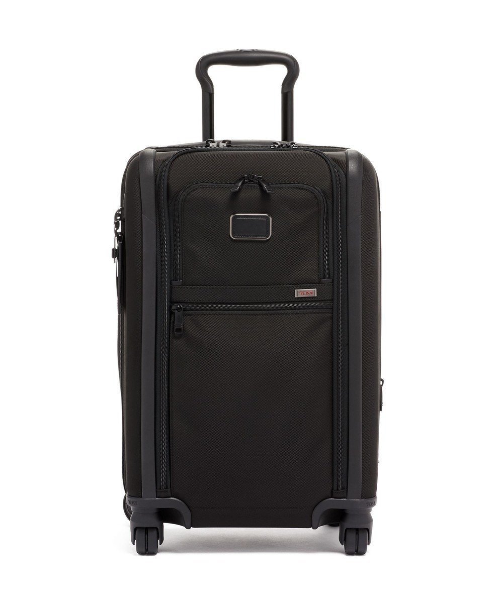 【トゥミ/TUMI】のALPHA インターナショナル・デュアル・アクセス・4ウィール・キャリーオン スーツケース(機内持ち込みサイズ) インテリア・キッズ・メンズ・レディースファッション・服の通販 founy(ファニー) 　ファッション　Fashion　レディースファッション　Fashion for Women　スーツ　Business Suits & Workwear　スーツ　Suit, Formalwear　フロント　Front, Front Design　ボトム　Bottoms, Lower Wear　ポケット　Pocket, Pocket Detail　メッシュ　Mesh, Net Fabric　モバイル　Mobile, Smartphone　再入荷　Restock / Back in Stock　おすすめ　Recommended / Our Picks　旅行　Travel　スーツケース キャリーケース　Suitcase / Carry Case　ビジネス 仕事 通勤　Business / Work / Commuting　ブラック|ID: prp329100004514557 ipo3291000000033388482