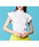 【23区 ゴルフ/NIJYUSANKU GOLF】の【WOMEN】【吸水速乾】フレアスリーブ モックネックシャツ ホワイト系|ID: prp329100004514699 ipo3291000000031897007