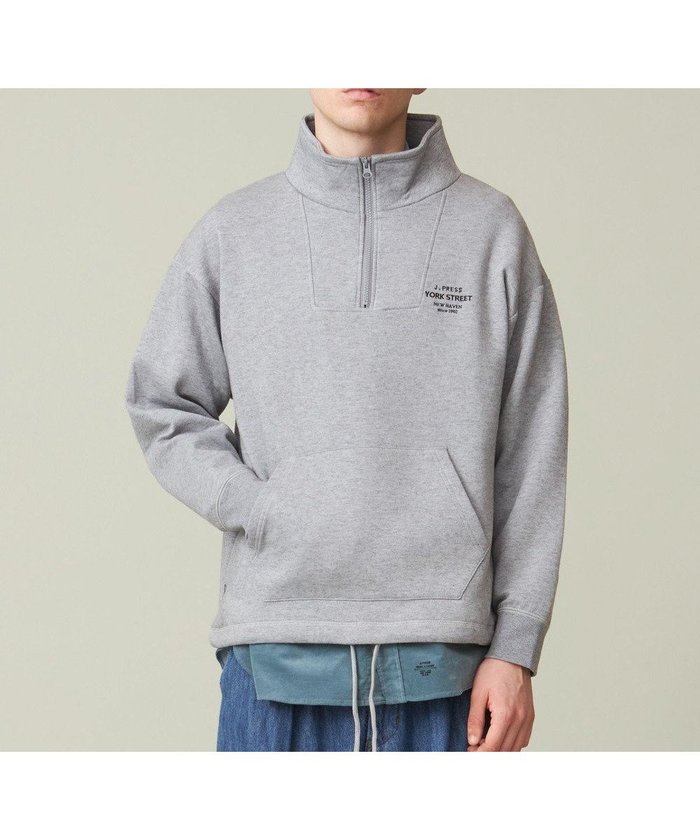 【ジェイプレスヨークストリート/J.PRESS YORK STREET】の【UNISEX】スタンド ハーフジップ プルオーバー スウェット インテリア・キッズ・メンズ・レディースファッション・服の通販 founy(ファニー) https://founy.com/ ファッション Fashion レディースファッション WOMEN トップス・カットソー Tops/Tshirt パーカ Sweats プルオーバー Pullover スウェット Sweat ユニセックス Unisex ジャケット Jacket スウェット Sweat スタンド Stand ブルゾン Blouson ポケット Pocket A/W・秋冬 Aw・Autumn/Winter・Fw・Fall-Winter |ID: prp329100004514885 ipo3291000000031899180