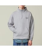 【ジェイプレスヨークストリート/J.PRESS YORK STREET】の【UNISEX】スタンド ハーフジップ プルオーバー スウェット ライトグレー系|ID: prp329100004514885 ipo3291000000031899182