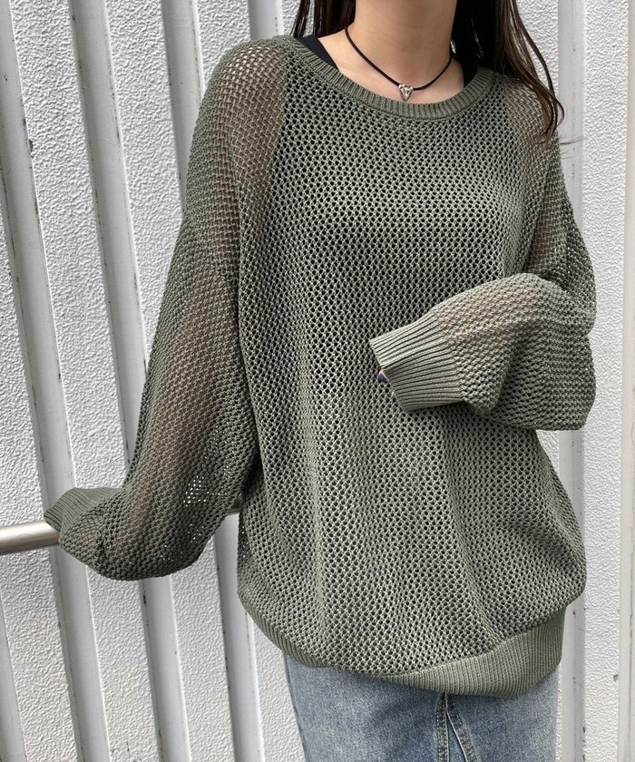 【ウィゴー/WEGO】のメッシュニットBIGPO インテリア・キッズ・メンズ・レディースファッション・服の通販 founy(ファニー) https://founy.com/ ファッション Fashion レディースファッション WOMEN トップス・カットソー Tops/Tshirt ニット Knit Tops おすすめ Recommend インナー Inner キャミソール Camisole セーター Sweater タンク Tank ボトム Bottom メッシュ Mesh モノトーン Monotone ルーズ Loose ロング Long 再入荷 Restock/Back In Stock/Re Arrival 夏 Summer 春 Spring S/S・春夏 Ss・Spring/Summer |ID: prp329100004514953 ipo3291000000031900416