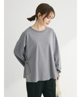 【グリーンパークス/Green Parks】のドロストドッキング長袖プルオーバー 人気、トレンドファッション・服の通販 founy(ファニー) ファッション Fashion レディースファッション WOMEN トップス・カットソー Tops/Tshirt シャツ/ブラウス Shirts/Blouses ロング / Tシャツ T-Shirts プルオーバー Pullover カットソー Cut and Sewn おすすめ Recommend カットソー Cut And Sew ドッキング Docking ドローストリング Drawstring フィット Fit ポケット Pocket 夏 Summer 春 Spring S/S・春夏 Ss・Spring/Summer 長袖 Long Sleeve |ID:prp329100004514955