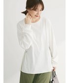 【グリーンパークス/Green Parks】のドロストドッキング長袖プルオーバー Ecru|ID: prp329100004514955 ipo3291000000031900446