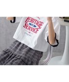 【ウィゴー/WEGO】のリンガーグラフィックショートT ホワイト|ID: prp329100004514957 ipo3291000000031900471