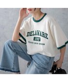 【ウィゴー/WEGO】のリンガーグラフィックショートT オフホワイト|ID: prp329100004514957 ipo3291000000031900472