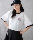 【ウィゴー/WEGO】のリンガーグラフィックショートT 柄2|ID: prp329100004514957 ipo3291000000031900474
