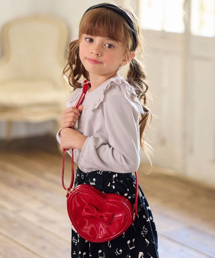 【エニファム/any FAM / KIDS】のエナメルハート型 ショルダーバッグ インテリア・キッズ・メンズ・レディースファッション・服の通販 founy(ファニー) https://founy.com/ ファッション Fashion キッズファッション KIDS エナメル Enamel スマホ Smartphone 人気 Popularity ポシェット Pochette リボン Ribbon 再入荷 Restock/Back In Stock/Re Arrival ギフト プレゼント Gift Present |ID: prp329100004515130 ipo3291000000031987782