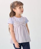 【エニファム/any FAM / KIDS】のキャミソール ドッキングTシャツ ラベンダーストライプ|ID: prp329100004515131 ipo3291000000031902039