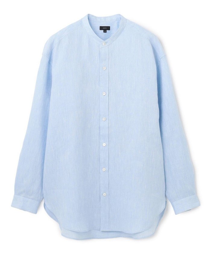【ジョゼフ オム/JOSEPH HOMME / MEN】のノルマンディリネントロピカル バンドカラーシャツ インテリア・キッズ・メンズ・レディースファッション・服の通販 founy(ファニー) https://founy.com/ ファッション Fashion メンズファッション MEN トップス・カットソー Tops/Tshirt/Men シャツ Shirts オックス Ox シャンブレー Chambray フォルム Form フランス France リゾート Resort リネン Linen リラックス Relax 夏 Summer 春 Spring S/S・春夏 Ss・Spring/Summer |ID: prp329100004515139 ipo3291000000031962180