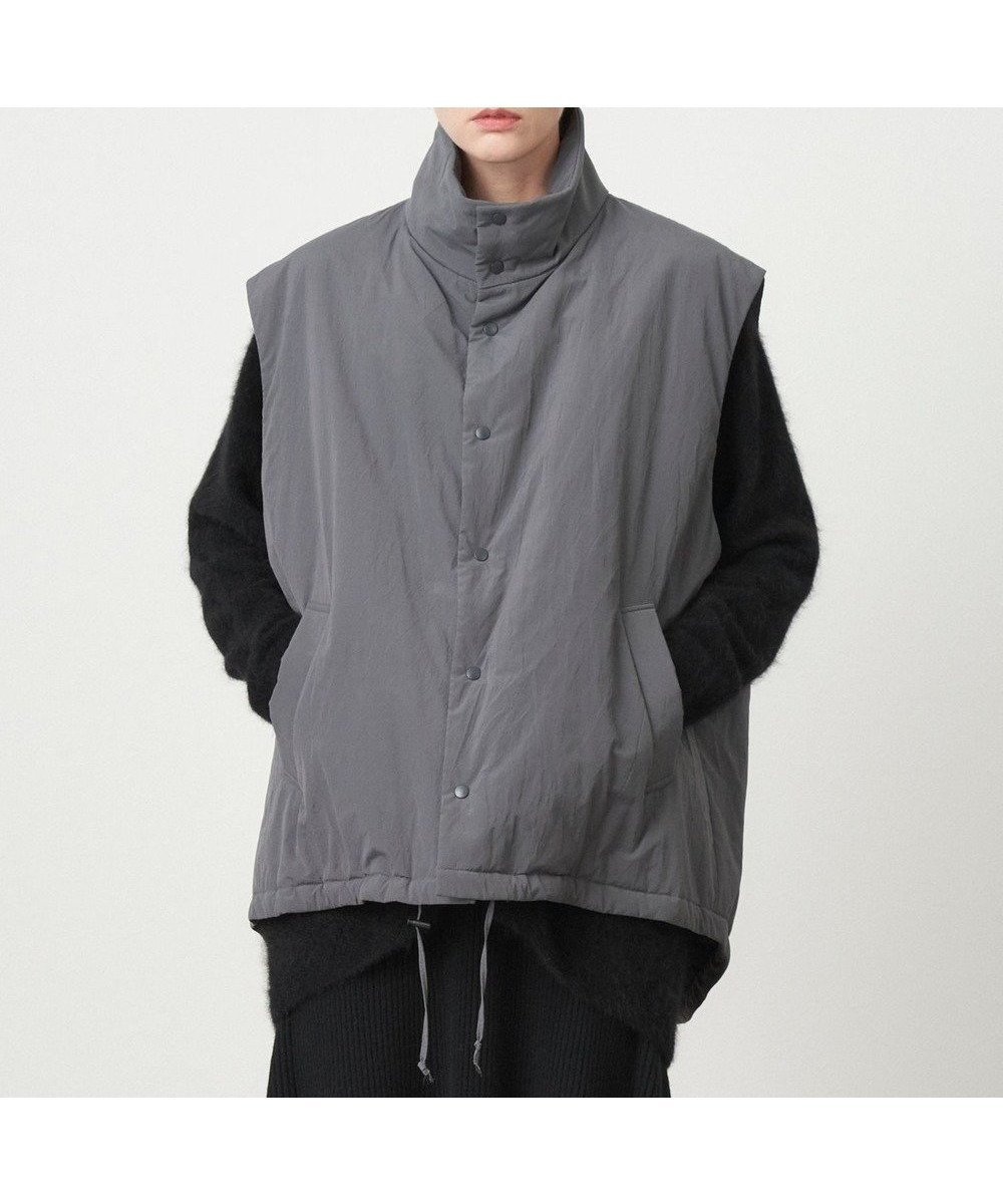 【エイトン/ATON】のTECHNO COTTON リサイクルウールパテッドベスト - UNISEX 人気、トレンドファッション・服の通販 founy(ファニー) 　ファッション　Fashion　レディースファッション　WOMEN　アウター　Coat Outerwear　ジャケット　Jackets　カシミヤ　Cashmere　ジャケット　Jacket　スタンド　Stand　タフタ　Taffeta　ダウン　Down　ベスト　Vest　ユニセックス　Unisex　ラウンド　Round　A/W・秋冬　Aw・Autumn/Winter・Fw・Fall-Winter　 other-1|ID: prp329100004515145 ipo3291000000031961898