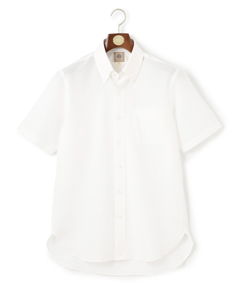 【ジェイ プレス/J.PRESS / MEN】の過酷な夏を乗り切るマストな1着!【 高通気性 / 軽量 / ノンアイロン / 撥水】【BEAT HEAT SYSTEM】半袖シャツ / B.D. インテリア・キッズ・メンズ・レディースファッション・服の通販 founy(ファニー) 　ファッション　Fashion　メンズファッション　Men's Style Online　トップス・カットソー　Tops/Tshirt/Men　シャツ　Shirts　インナー　Inner　春　Spring　軽量　Lightweight　ドレス　Dress　パープル　Purple　半袖　Short Sleeve　ミックス　Mix　S/S・春夏　Ss・Spring/Summer　再入荷　Restock/Back In Stock/Re Arrival　おすすめ　Recommend　夏　Summer　ビジネス 仕事 通勤　Business　ホワイト系|ID: prp329100004515148 ipo3291000000032633649