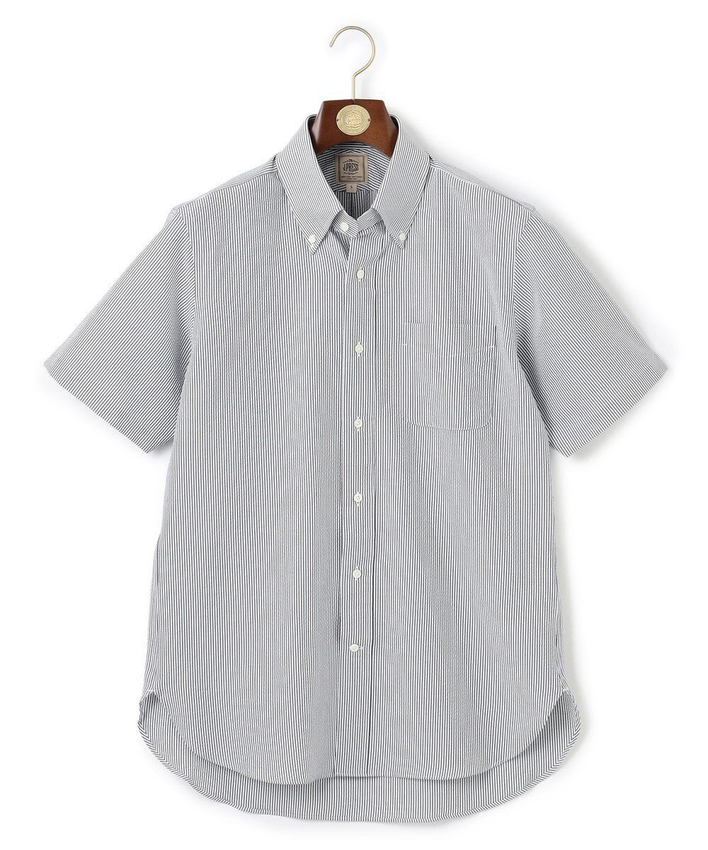 【ジェイ プレス/J.PRESS / MEN】の過酷な夏を乗り切るマストな1着!【 高通気性 / 軽量 / ノンアイロン / 撥水】【BEAT HEAT SYSTEM】半袖シャツ / B.D. インテリア・キッズ・メンズ・レディースファッション・服の通販 founy(ファニー) 　ファッション　Fashion　メンズファッション　Men's Style Online　トップス・カットソー　Tops/Tshirt/Men　シャツ　Shirts　インナー　Inner　春　Spring　軽量　Lightweight　ドレス　Dress　パープル　Purple　半袖　Short Sleeve　ミックス　Mix　S/S・春夏　Ss・Spring/Summer　再入荷　Restock/Back In Stock/Re Arrival　おすすめ　Recommend　夏　Summer　ビジネス 仕事 通勤　Business　ネイビー系1|ID: prp329100004515148 ipo3291000000032633651