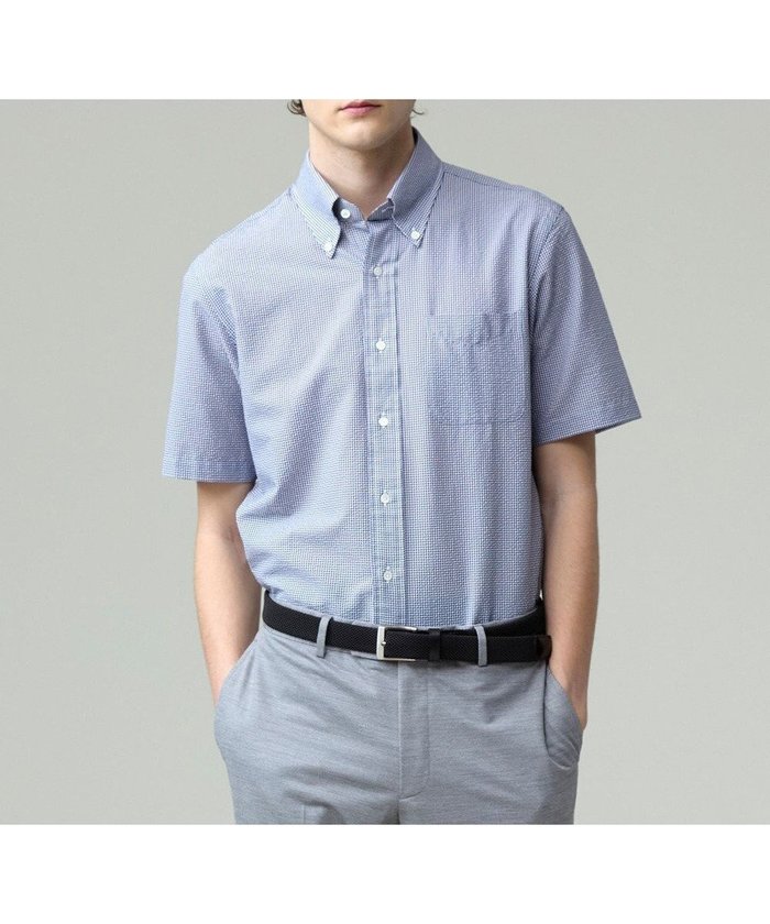 【ジェイ プレス/J.PRESS / MEN】の過酷な夏を乗り切るマストな1着!【 高通気性 / 軽量 / ノンアイロン / 撥水】【BEAT HEAT SYSTEM】半袖シャツ / B.D. インテリア・キッズ・メンズ・レディースファッション・服の通販 founy(ファニー) https://founy.com/ ファッション Fashion メンズファッション Fashion for Men トップス・カットソー Cut & Sew Tops メンズシャツ Shirts インナー Innerwear 春 Spring 軽量 Lightweight, Ultra Light スマート Smart, Elegant ドレス Dress, One-Piece パープル Purple, Violet 半袖 Short Sleeve, Half Sleeve ミックス Mix, Mixed Style S/S・春夏 SS, Spring/Summer, Warm Season 再入荷 Restock / Back in Stock おすすめ Recommended / Our Picks 夏 Summer ビジネス 仕事 通勤 Business / Work / Commuting |ID: prp329100004515148 ipo3291000000033474715