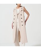 【グレース コンチネンタル/GRACE CONTINENTAL】のバックプリーツトレンチワンピース ベージュ|ID: prp329100004515175 ipo3291000000031902414