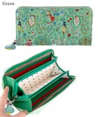 【ツモリチサト キャリー/tsumori chisato CARRY】の不思議の国のアリス ラウンドファスナー長財布 グリーン|ID: prp329100004515182 ipo3291000000031902572
