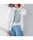 【23区/NIJYUSANKU】の【CLASSY. 9月号掲載/WEB限定カラーあり】LIBECO ベーシック シャツ ホワイト系|ID: prp329100004515195 ipo3291000000031966650