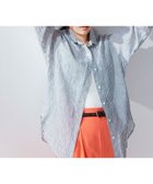 【23区/NIJYUSANKU】の【CLASSY. 9月号掲載/WEB限定カラーあり】LIBECO ベーシック シャツ ネイビーストライプ|ID: prp329100004515195 ipo3291000000031966660