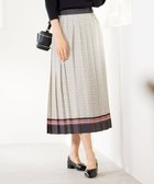 【自由区/JIYU-KU】の【セットアップ対応・洗える】モノグラムプリント スカート ベージュ×スレート|ID: prp329100004515197 ipo3291000000031967934
