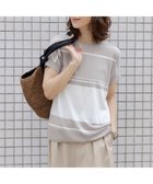 【自由区/JIYU-KU】の【WEB限定・洗える】ニットソーボーダー トップス 人気、トレンドファッション・服の通販 founy(ファニー) ファッション Fashion レディースファッション WOMEN トップス・カットソー Tops/Tshirt ニット Knit Tops カットソー Cut And Sew セーター Sweater ボーダー Border エレガント 上品 Elegant 夏 Summer 春 Spring S/S・春夏 Ss・Spring/Summer 洗える Washable thumbnail サンド×オフ|ID: prp329100004515209 ipo3291000000031903045