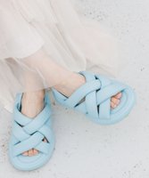 【スティーブマデン/STEVE MADDEN】のHAZZIE 厚底パフィーストラップサンダル 人気、トレンドファッション・服の通販 founy(ファニー) ファッション Fashion レディースファッション WOMEN サンダル Sandals シューズ Shoes フォルム Form フロント Front 厚底 Platforms 夏 Summer 旅行 Travel 春 Spring S/S・春夏 Ss・Spring/Summer |ID:prp329100004515210