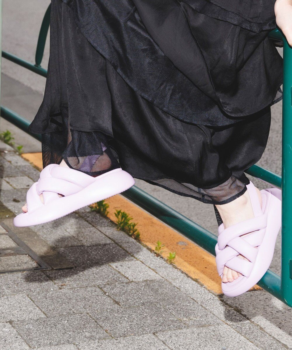 【スティーブマデン/STEVE MADDEN】のHAZZIE 厚底パフィーストラップサンダル インテリア・キッズ・メンズ・レディースファッション・服の通販 founy(ファニー) 　ファッション　Fashion　レディースファッション　WOMEN　サンダル　Sandals　シューズ　Shoes　フォルム　Form　フロント　Front　厚底　Platforms　夏　Summer　旅行　Travel　春　Spring　S/S・春夏　Ss・Spring/Summer　ラベンダー|ID: prp329100004515210 ipo3291000000031969426