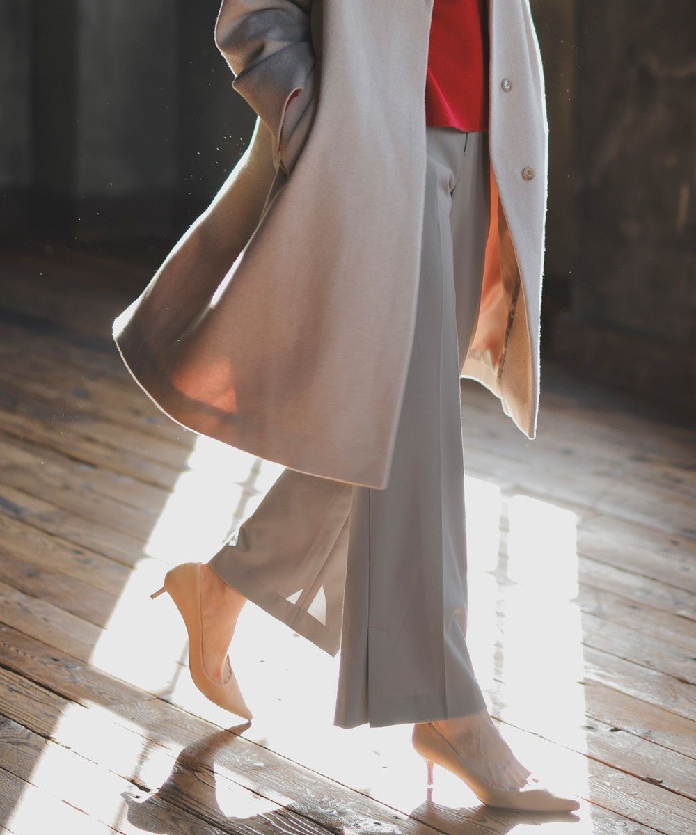 【自由区/JIYU-KU】の【洗える】T/R/Wストレッチストレート パンツ 人気、トレンドファッション・服の通販 founy(ファニー) 　ファッション　Fashion　レディースファッション　WOMEN　パンツ　Pants　シェイプ　Shape　ストレッチ　Stretch　ストレート　Straight　トレンド　Trend　ベーシック　Basic　ボトム　Bottom　メランジ　Melange　定番　Standard　春　Spring　洗える　Washable　秋　Autumn/Fall　A/W・秋冬　Aw・Autumn/Winter・Fw・Fall-Winter　 other-1|ID: prp329100004515218 ipo3291000000031903171