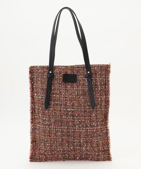 【自由区/JIYU-KU】 ラメノットファンシーツイードトート バッグ人気、トレンドファッション・服の通販 founy(ファニー) ファッション Fashion レディースファッション WOMEN バッグ Bag オレンジ Orange ツイード Tweed バランス Balance フラワー Flower プレーン Plane ポケット Pocket ミックス Mix |ID:prp329100004515228