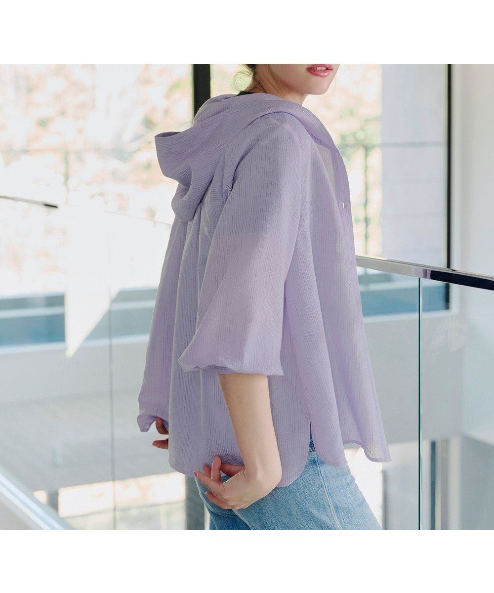【ティアクラッセ/Tiaclasse】の【洗える】シアーパーカーカーディガン インテリア・キッズ・メンズ・レディースファッション・服の通販 founy(ファニー) ファッション Fashion レディースファッション Fashion for Women トップス・カットソー Cut & Sew Tops カーディガン・羽織り Layered Style Cardigans レディースパーカー・カジュアルフーディー Casual Hoodies & Sweatshirts アクセサリー Fashion Accessories カーディガン Cardigan, Knitwear シアー Sheer, See-Through シンプル Simple, Minimal スリーブ Sleeve, Long Sleeve / Short Sleeve チュニック Tunic, Long Top パーカー Hoodie, Parka ポケット Pocket, Pocket Detail リラックス Relax, Relaxed Fit 再入荷 Restock / Back in Stock 夏 Summer 新作・新入荷 New Arrivals / New In 春 Spring S/S・春夏 SS, Spring/Summer, Warm Season 洗える Machine Washable ラベンダー|ID: prp329100004515240 ipo3291000000034628955