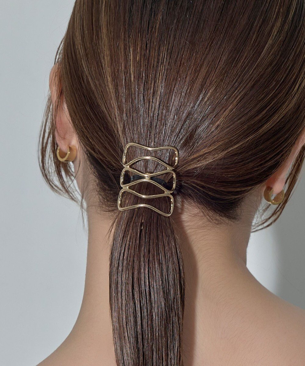 【フィービィー/phoebe】のカームメタルポニーフックヘアカフ インテリア・キッズ・メンズ・レディースファッション・服の通販 founy(ファニー) 　ファッション　Fashion　レディースファッション　WOMEN　シュシュ / ヘアアクセ　Hair Accessories　おすすめ　Recommend　アクセサリー　Accessories　シンプル　Simple　ハーフ　Half　メタル　Metal　結婚式　Wedding Ceremony　ゴールド|ID: prp329100004515326 ipo3291000000031904208