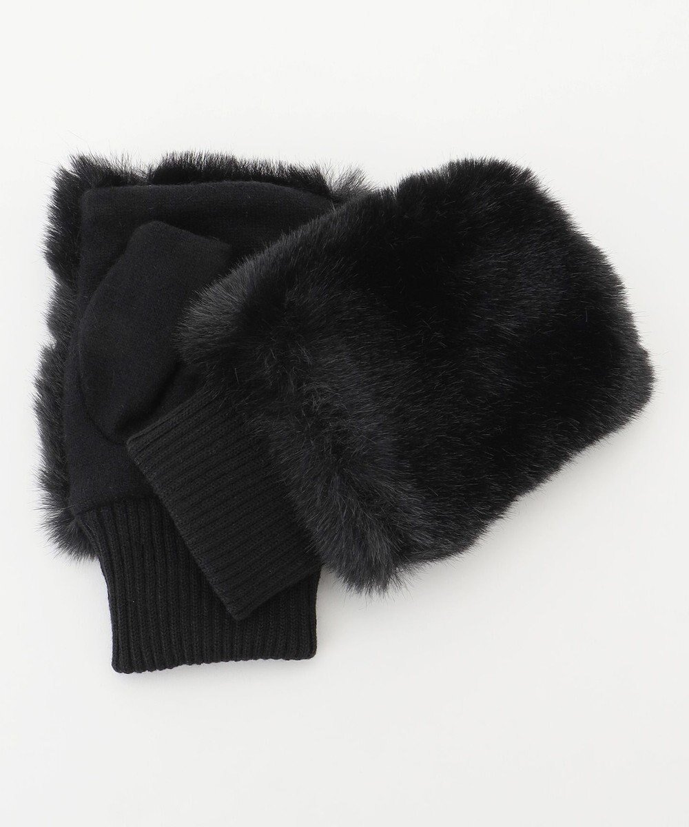 【エニー/ANY】のリブニットハンドグローブ インテリア・キッズ・メンズ・レディースファッション・服の通販 founy(ファニー) ファッション Fashion レディースファッション Fashion for Women 手袋 Gloves & Mittens おすすめ Recommended / Our Picks ギフト プレゼント Gift / Present スマホ Smartphone, Mobile Device ハンド Hand, Handmade フェイクファー Faux Fur, Imitation Fur 再入荷 Restock / Back in Stock A/W・秋冬 Autumn/Winter ブラック|ID: prp329100004515347 ipo3291000000033554302