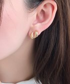 【フィービィー/phoebe】の【痛くないシリーズ金属アレルギー対応】ダブルドロップメタルフロートライトフィットイヤリング ゴールド ゴールド|ID: prp329100004515389 ipo3291000000031904691