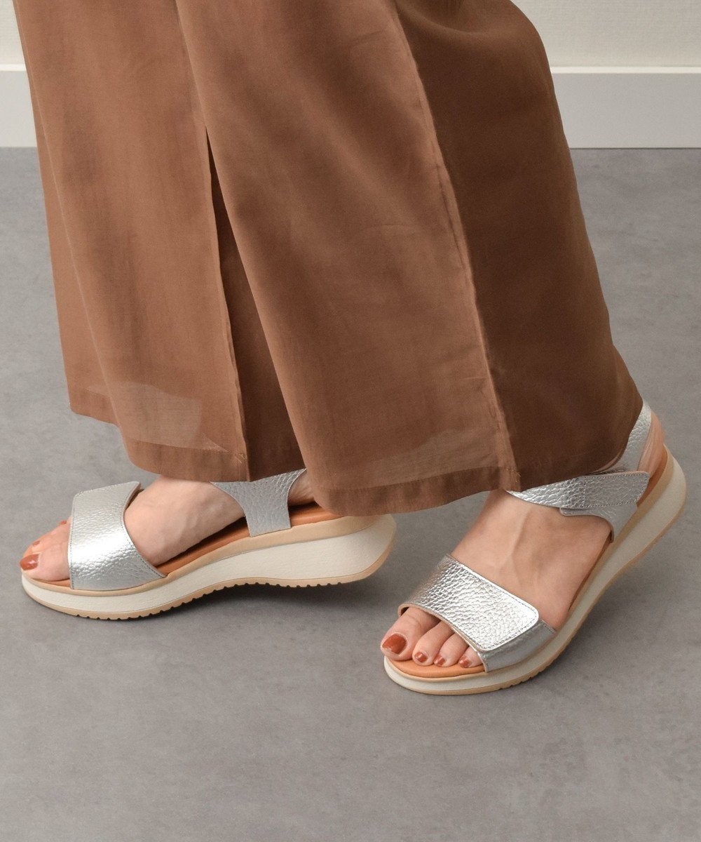 【インター ショシュール/INTER-CHAUSSURES】の【Oh my Sandals】ベルクロローヒールサンダル インテリア・キッズ・メンズ・レディースファッション・服の通販 founy(ファニー) 　ファッション　Fashion　レディースファッション　Ladies' Fashion Online　サンダル　Sandals　シンプル　Simple　再入荷　Restock/Back In Stock/Re Arrival　夏　Summer　S/S・春夏　Ss・Spring/Summer　A/W・秋冬　Aw・Autumn/Winter・Fw・Fall-Winter　シルバー|ID: prp329100004515397 ipo3291000000032146398